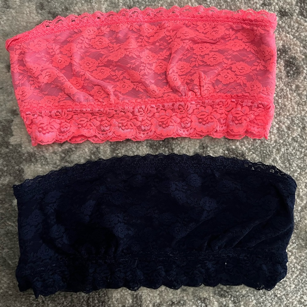 Strapless Lace Bandeau Bralette